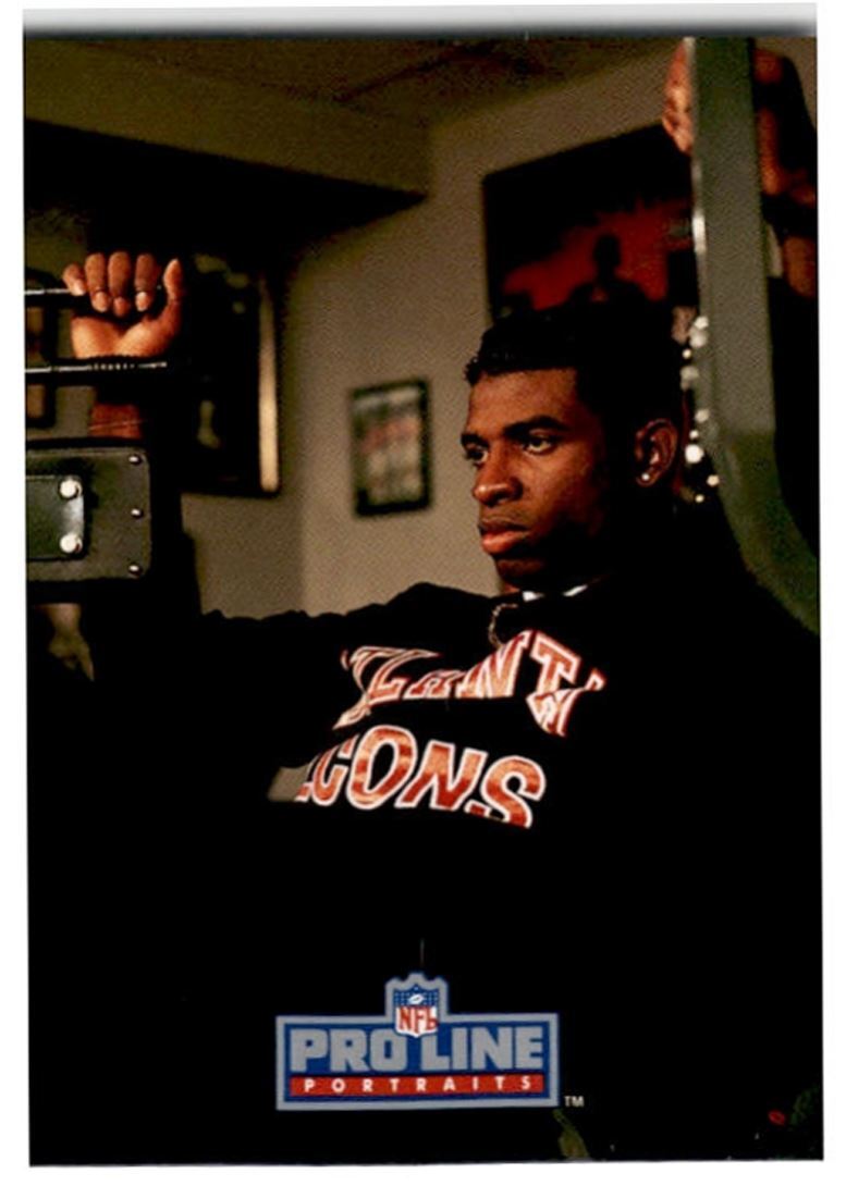 1992 Pro Line Portraits Deion Sanders Atlanta Falcons #359