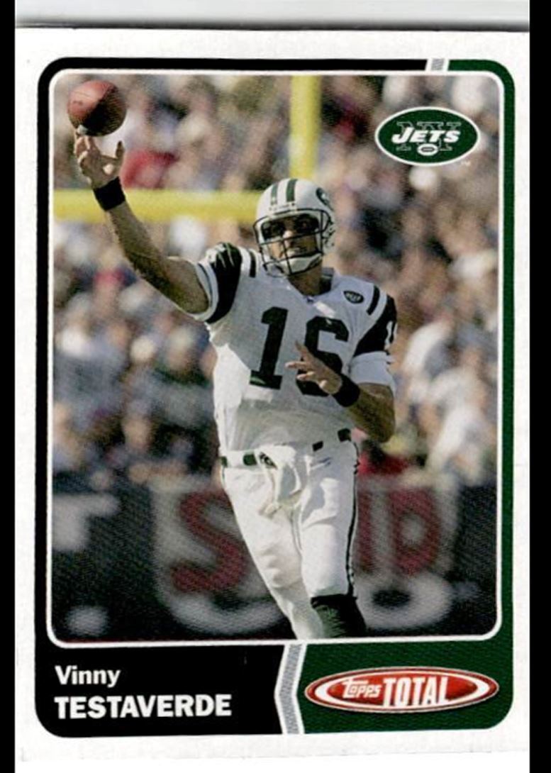 2003 Topps Total Vinny Testaverde New York Jets #309