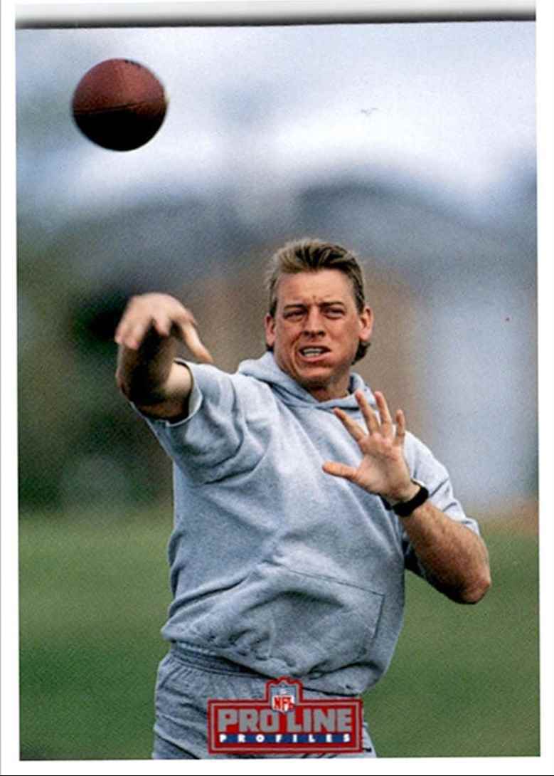 1992 Pro Line Profiles Troy Aikman , Dallas Cowboys #188