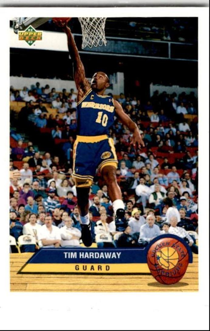 1992-93 Upper Deck McDonald's Tim Hardaway Golden State Warriors #P13