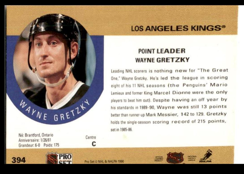 1998-99 Pro Set Wayne Gretzky Los Angeles Kings #394