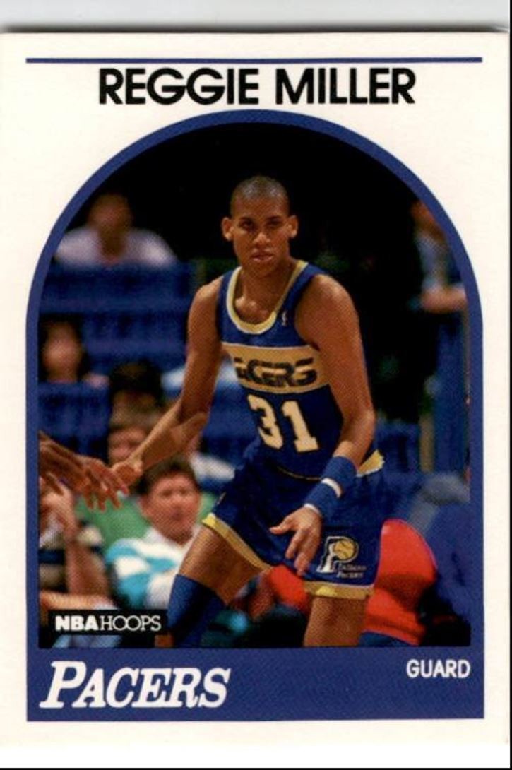 1989-90 Hoops Reggie Miller Indiana Pacers #29
