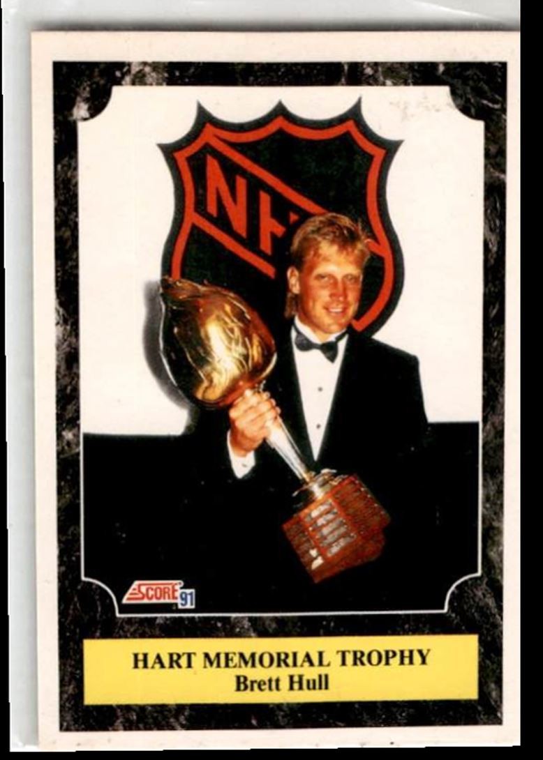 1991-92 Score American Brett Hull (Hart Memorial Trophy) St. Louis Blues #428