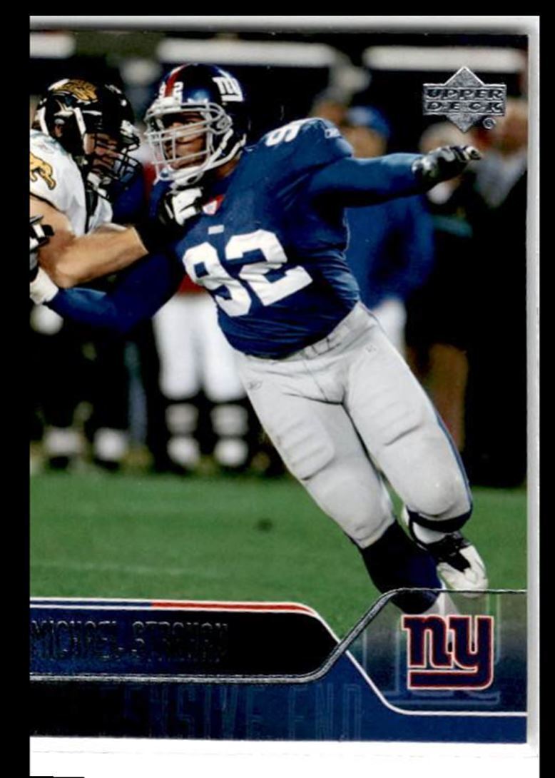 2004 Upper Deck Michael Strahan . New York Giants #132