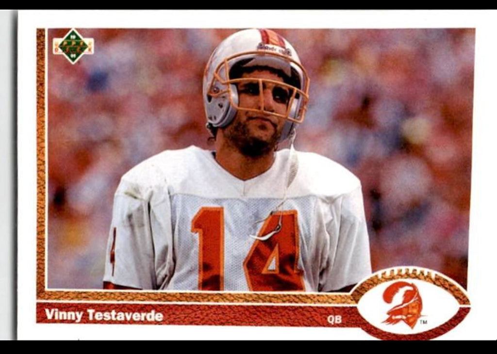 1991 Upper Deck Vinny Testaverde .. Tampa Bay Buccaneers #261