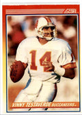 1990 Score Vinny Testaverde ,, Tampa Bay Buccaneers #261