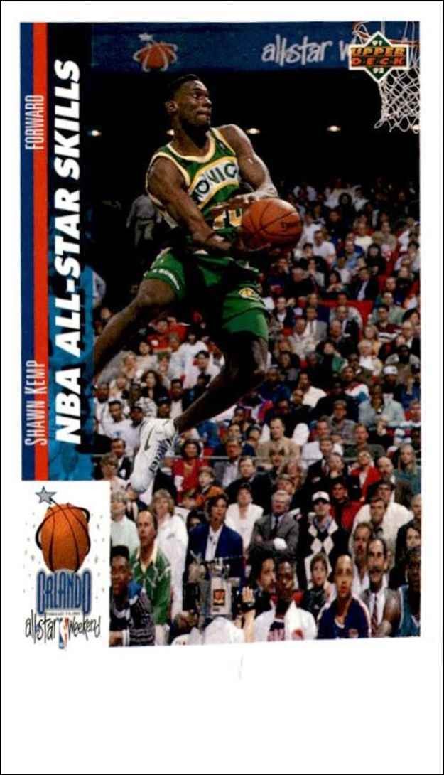 1991-92 Upper Deck Shawn Kemp Seattle SuperSonics #481