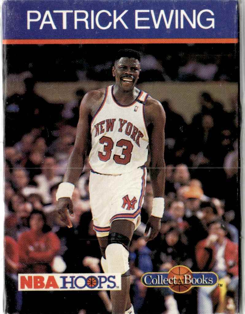 1990-91 Hoops CollectABooks Patrick Ewing New York Knicks