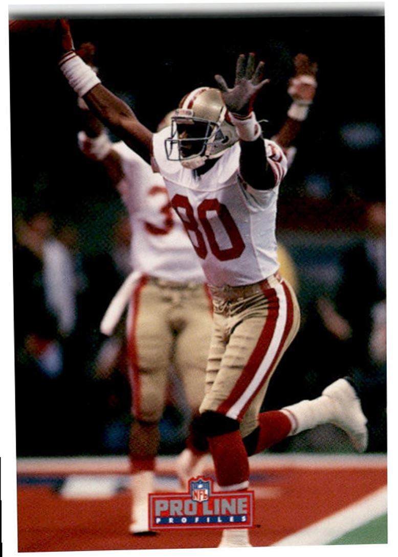 1992 Pro Line Profiles Jerry Rice San Francisco 49ers #53