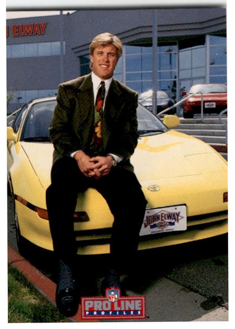 1992 Pro Line Profiles John Elway , Denver Broncos #232