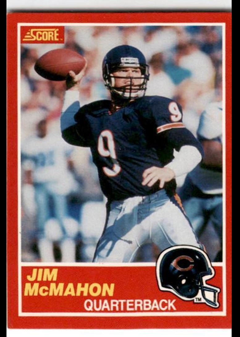1989 Score Jim McMahon Chicago Bears #145