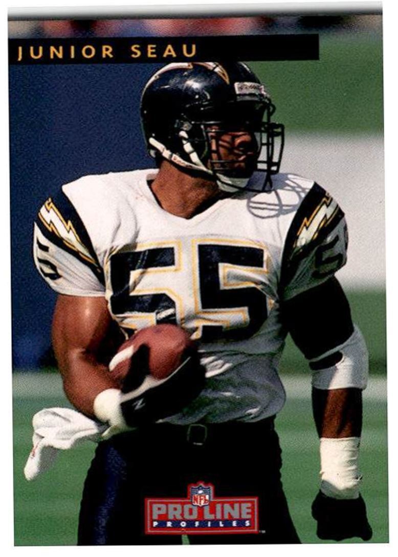 1992 Pro Line Profiles Junior Seau San Diego Chargers #136