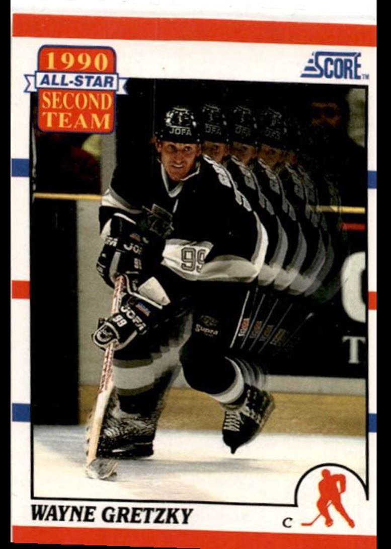 1990-91 Score Wayne Gretzky Center Los Angeles Kings #321