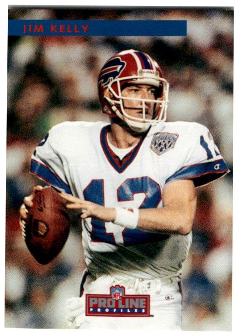 1992 Pro Line Profiles Jim Kelly Buffalo Bills #424