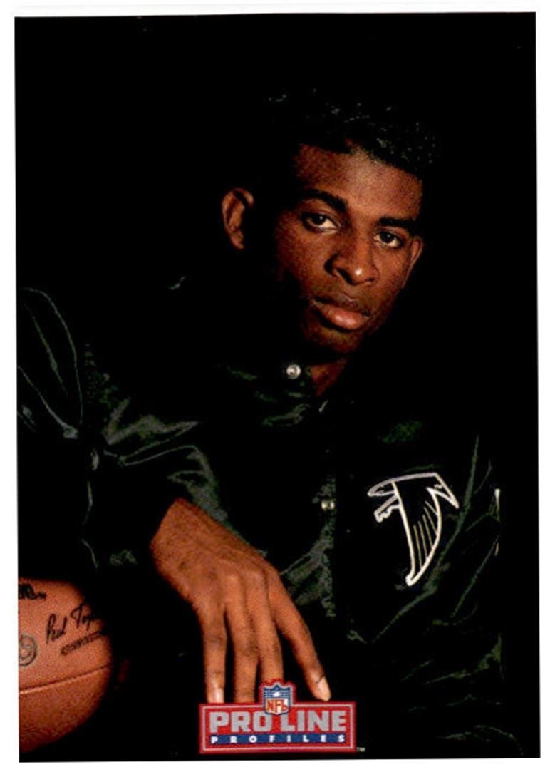 1992 Pro Line Profiles Deion Sanders , Atlanta Falcons #459