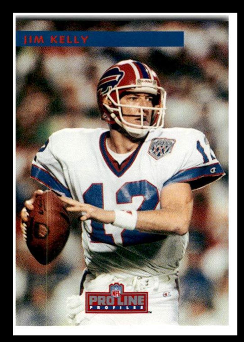 1992 Pro Line Profiles Jim Kelly . Buffalo Bills #424