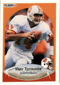 1990 Fleer Vinny Testaverde ` Tampa Bay Buccaneers #356