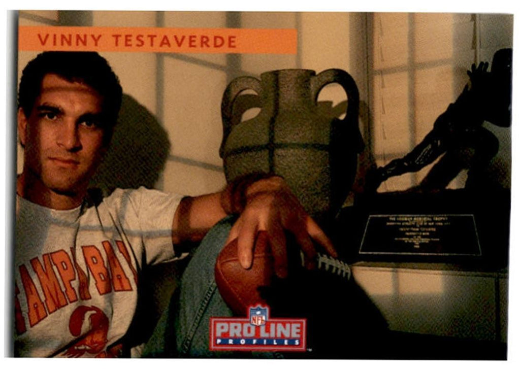 1992 Pro Line Profiles Vinny Testaverde/Jason Buck Tampa Bay