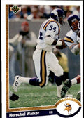1991 Upper Deck Herschel Walker . Minnesota Vikings #346