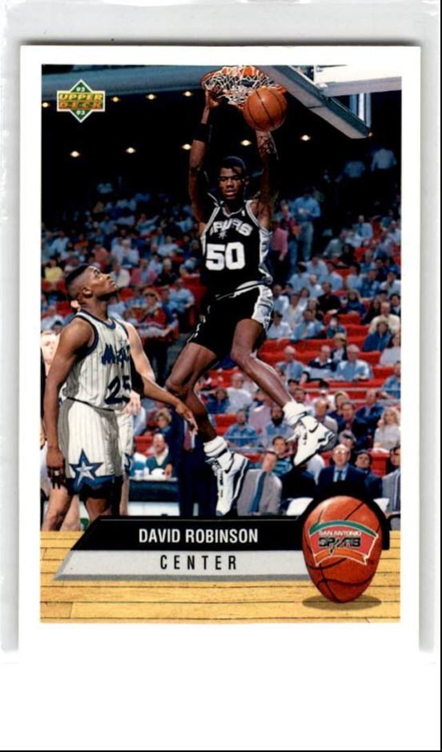 1992-93 Upper Deck McDonald's David Robinson San Antonio Spurs #P37