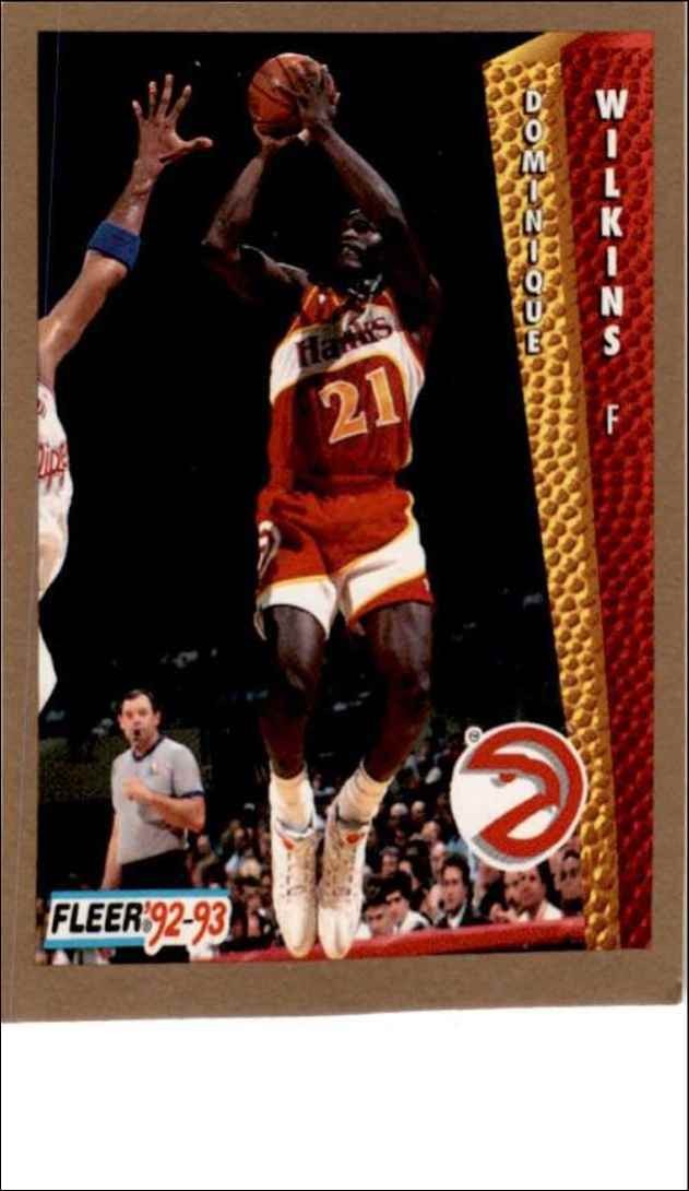 1992-93 Fleer Dominique Wilkins Atlanta Hawks #8