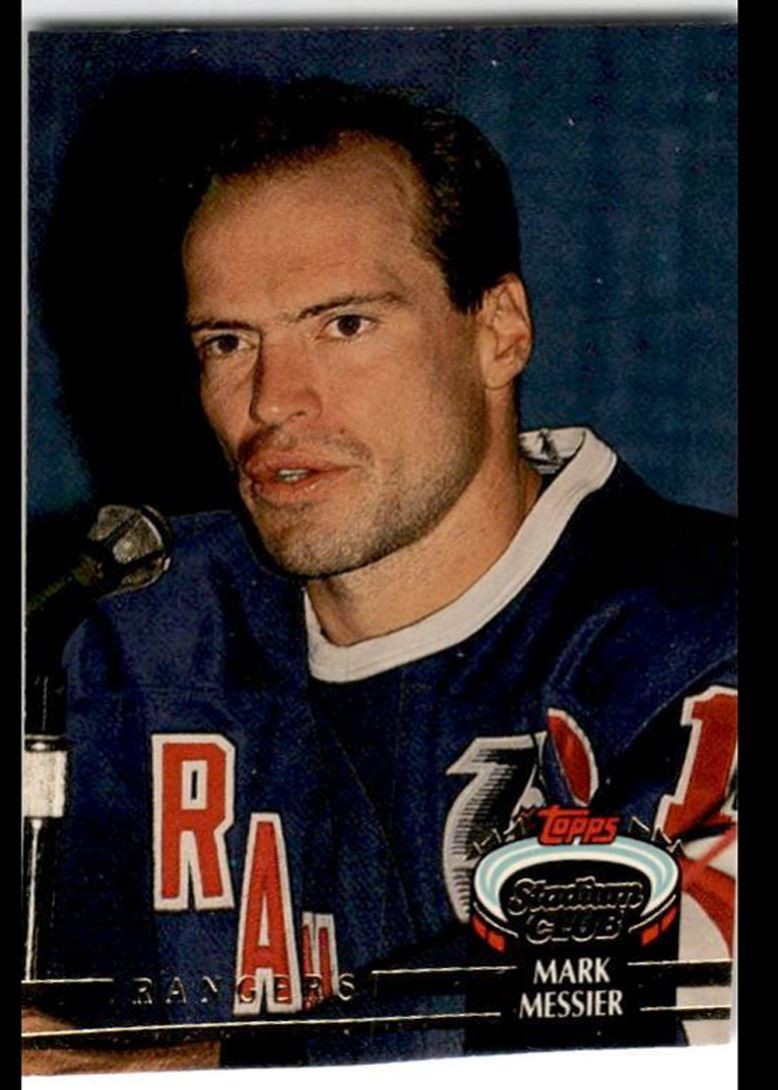 1992-93 Stadium Club Mark Messier New York Rangers #443