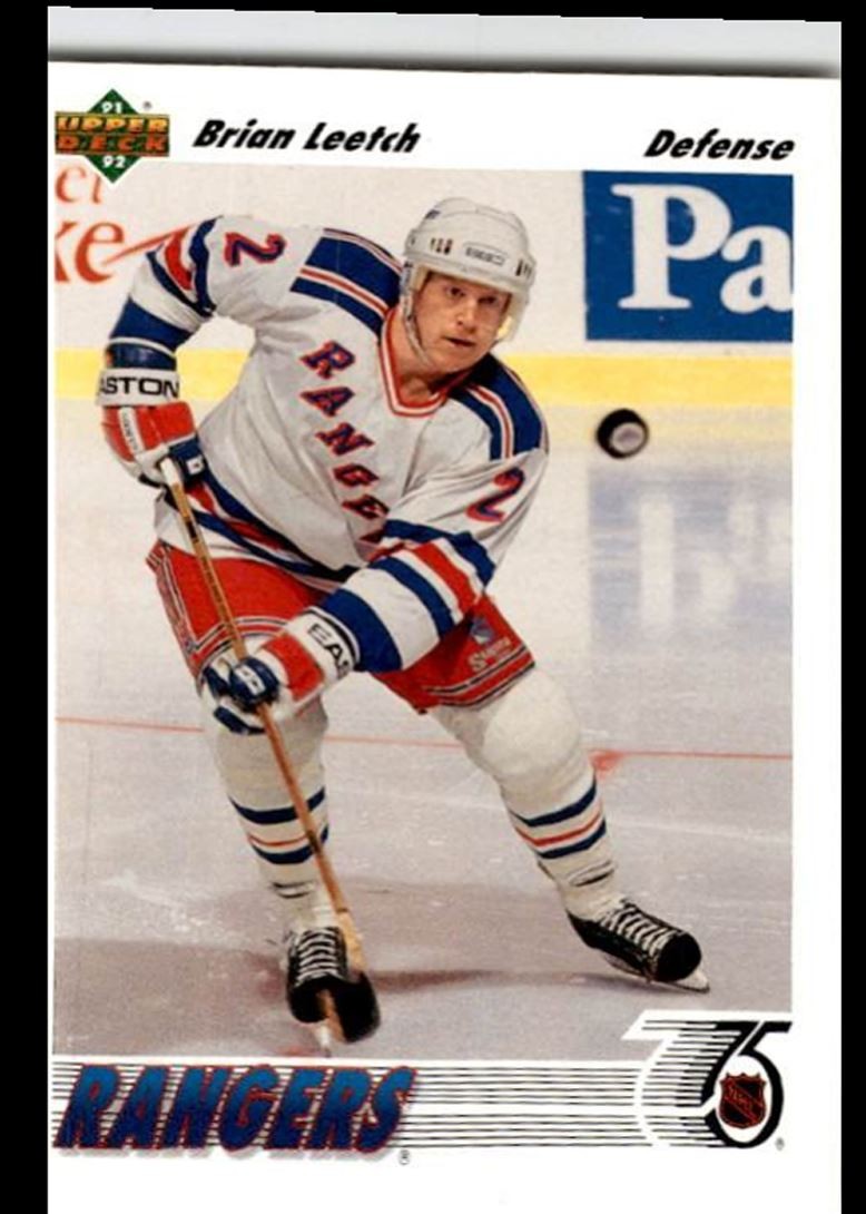 1991-92 Upper Deck Brian Leetch New York Rangers #153