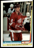 1991-92 Topps Team Scoring Leaders Steve Yzerman . Detroit Red Wings #3