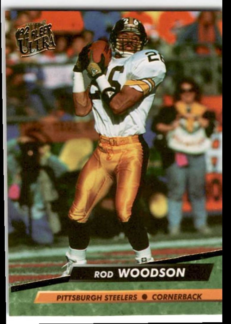 1991 Stadium Club Rod Woodson . Pittsburgh Steelers #340