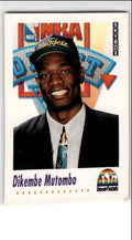 1991-92 SkyBox Dikembe Mutombo HOF Rookie Denver Nuggets #516