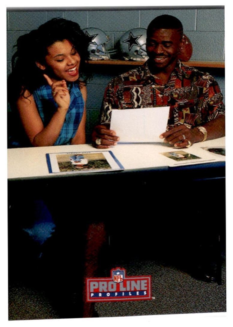 1992 Pro Line Profiles Michael Irvin , Dallas Cowboys #295