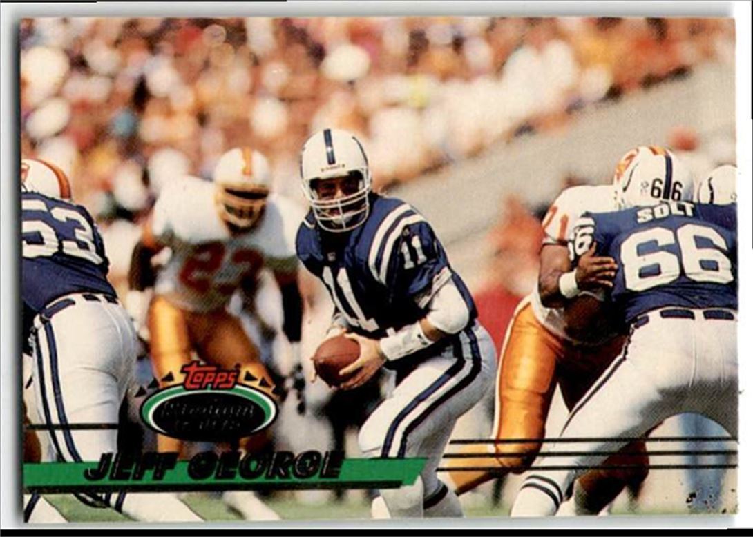 1993 Stadium Club Jeff George Indianapolis Colts #218