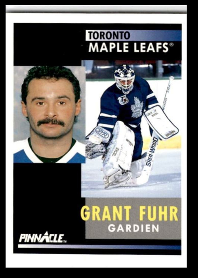 1991-92 Pinnacle Grant Fuhr Toronto Maple Leafs #168