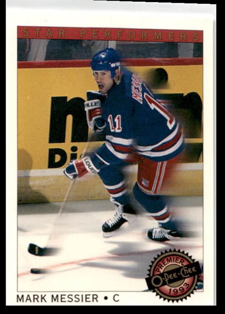 1992-93 O-Pee-Chee Premier Mark Messier New York Rangers #15
