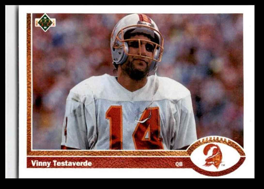 1991 Upper Deck Vinny Testaverde Tampa Bay Buccaneers #261