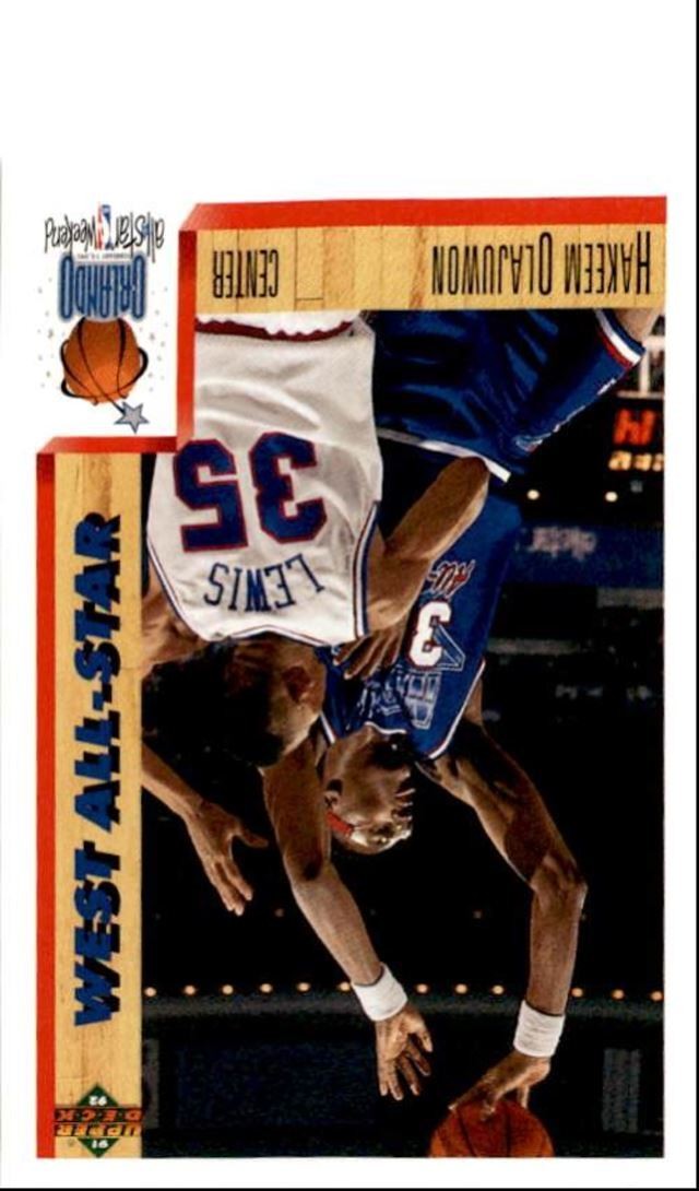 1991-92 Upper Deck Hakeem Olajuwon Houston Rockets #472
