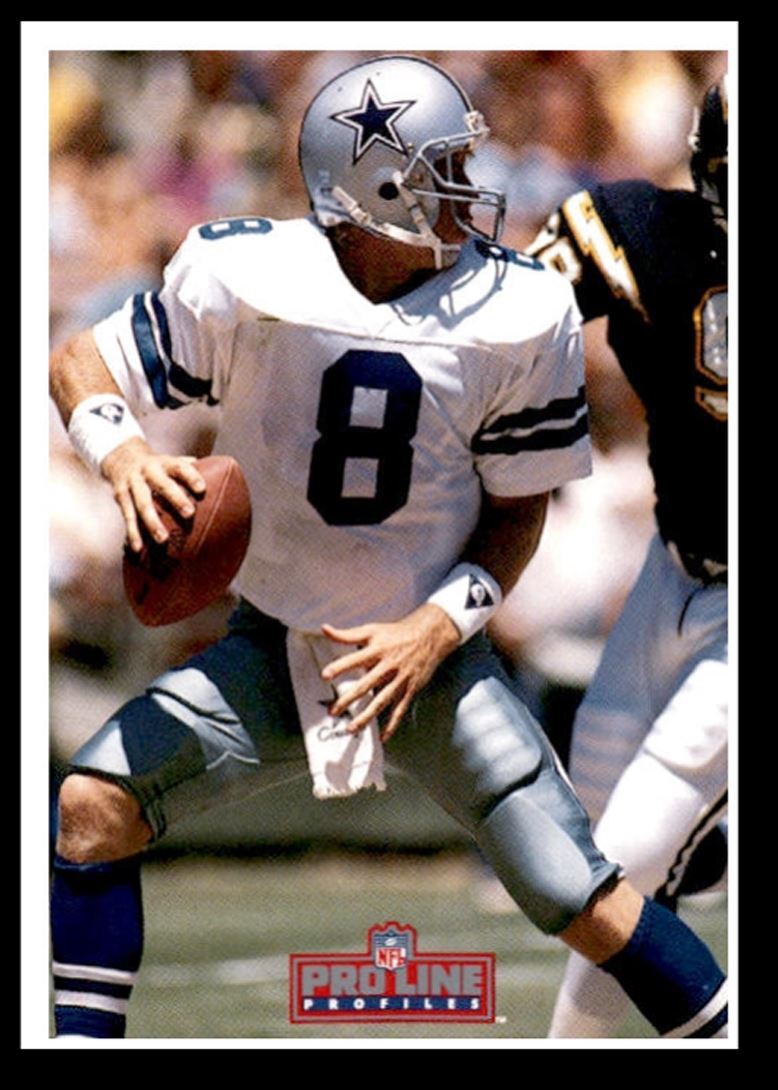 1992 Pro Line Profiles Troy Aikman ~ Dallas Cowboys #184