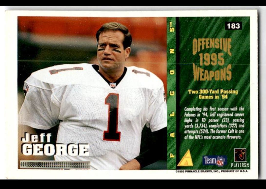1995 Score Jeff George Atlanta Falcons #183