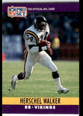 1990 Pro Set Herschel Walker . Minnesota Vikings #197