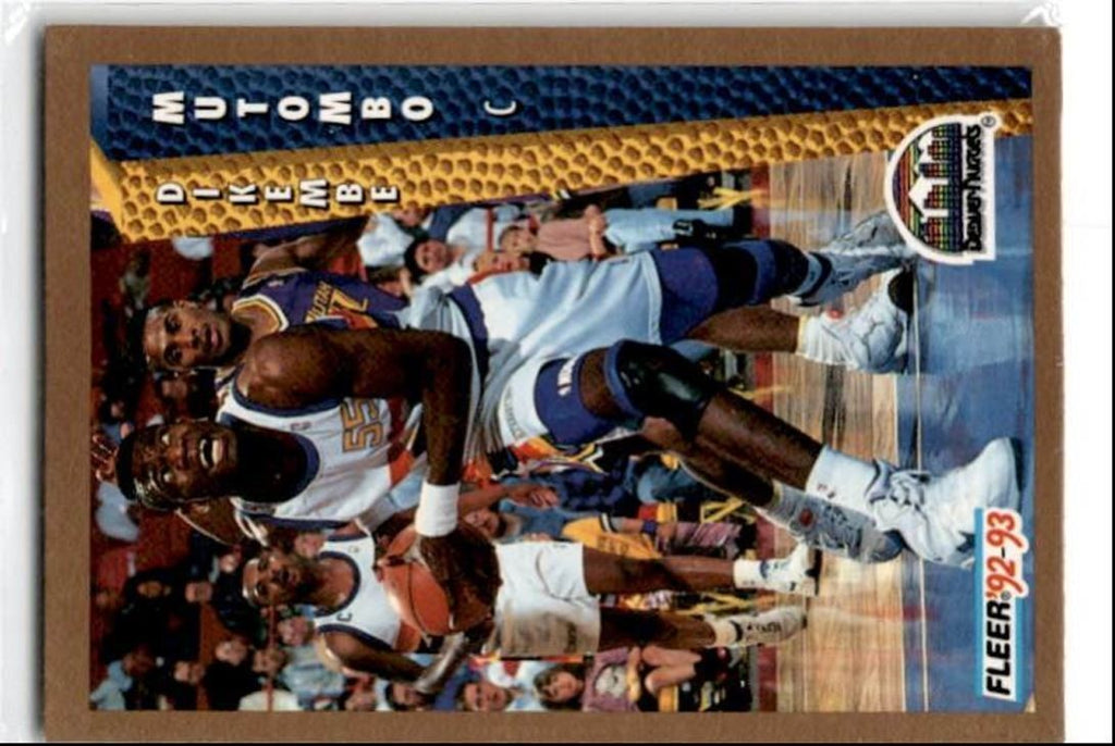 1992-93 Fleer Dikembe Mutombo Denver Nuggets #60