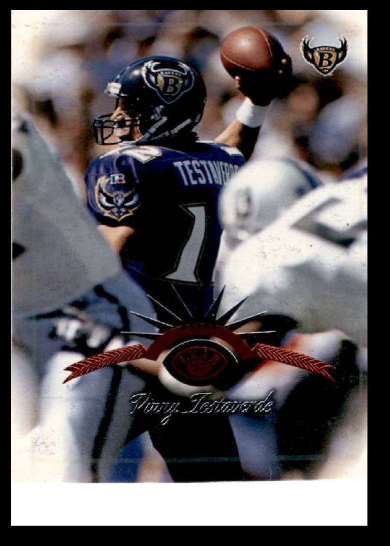 1997 Leaf Vinny Testaverde Baltimore Ravens #40