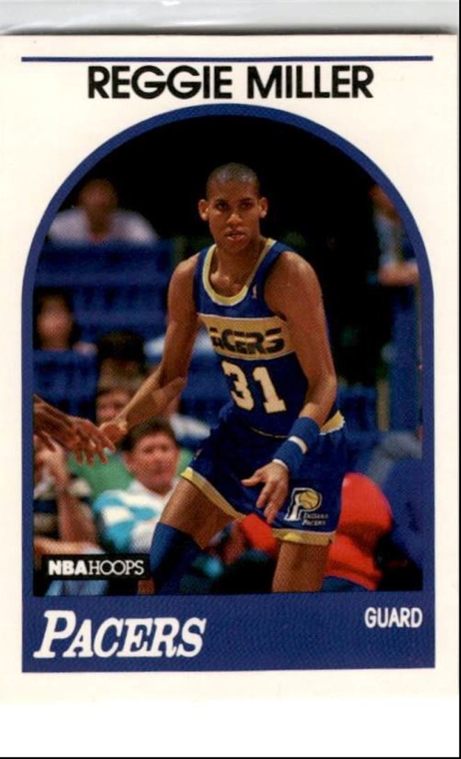 1989-90 Hoops Reggie Miller . Indiana Pacers #29