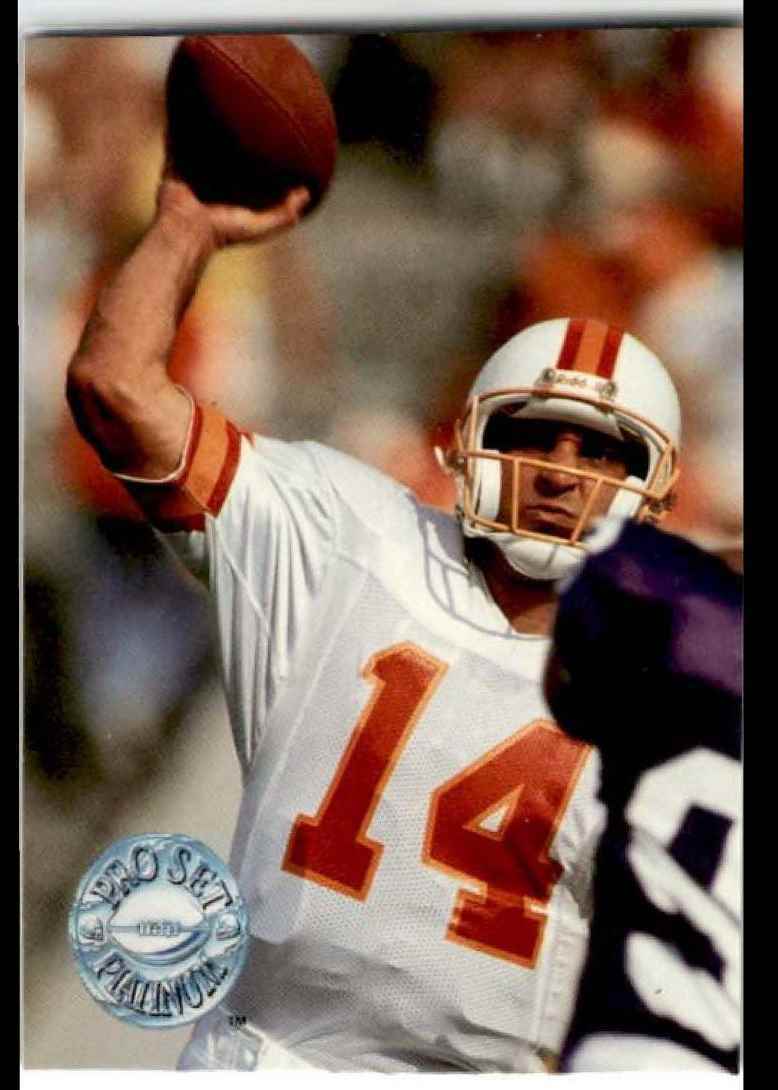 1991 Pro Set Platinum Vinny Testaverde Tampa Bay Buccaneers #116