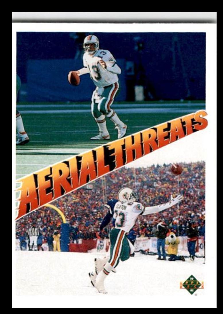 1991 Upper Deck Aerial Threats Marino Miami Dolphins #34