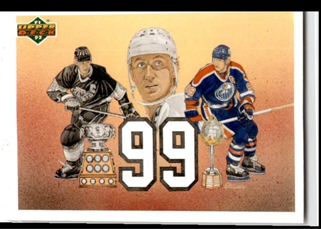 1991-92 Upper Deck Wayne Gretzky . Los Angeles Kings/Edmonton Oilers #38