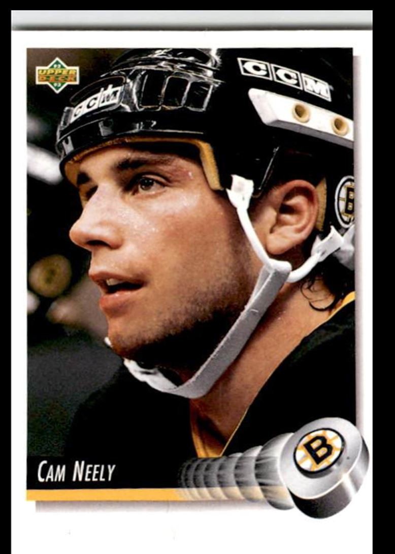 1992-93 Upper Deck Cam Neely a Boston Bruins #86