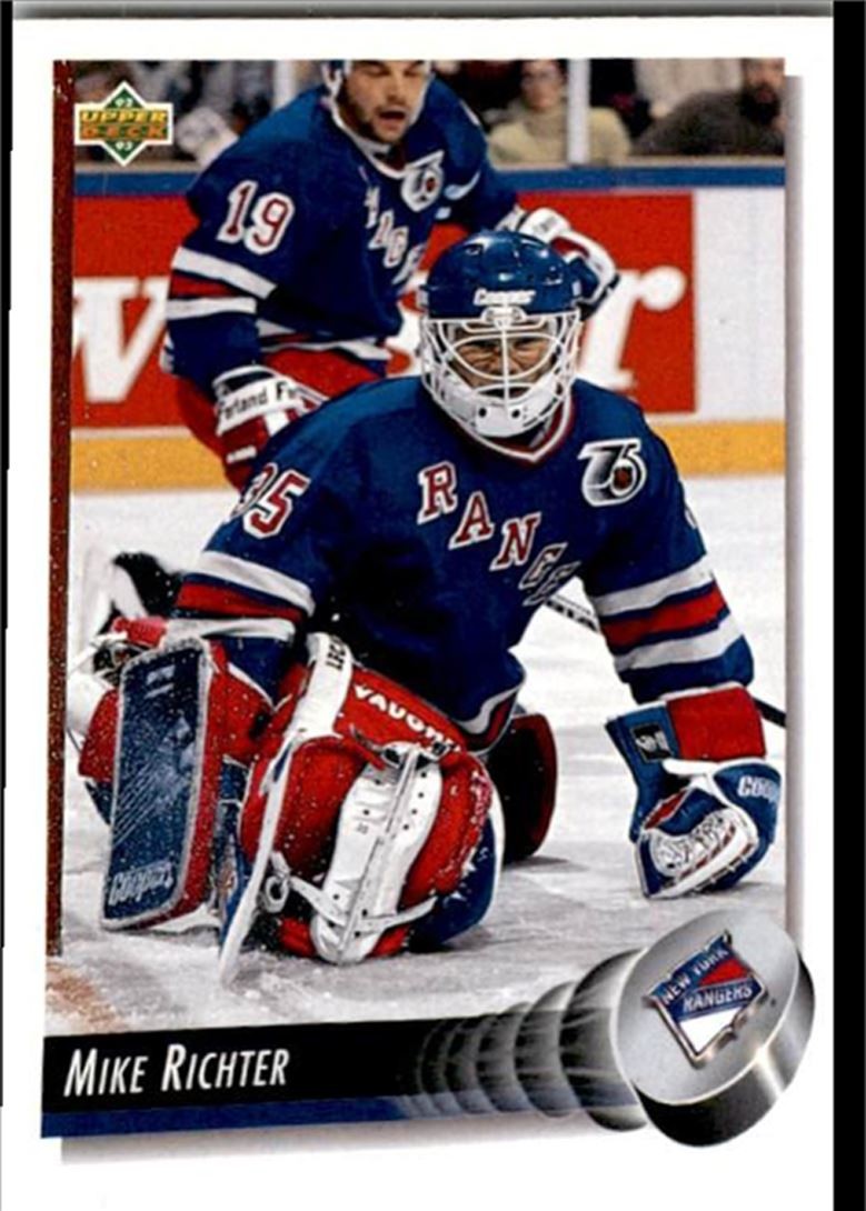 1992-93 Upper Deck Mike Richter a New York Rangers #145
