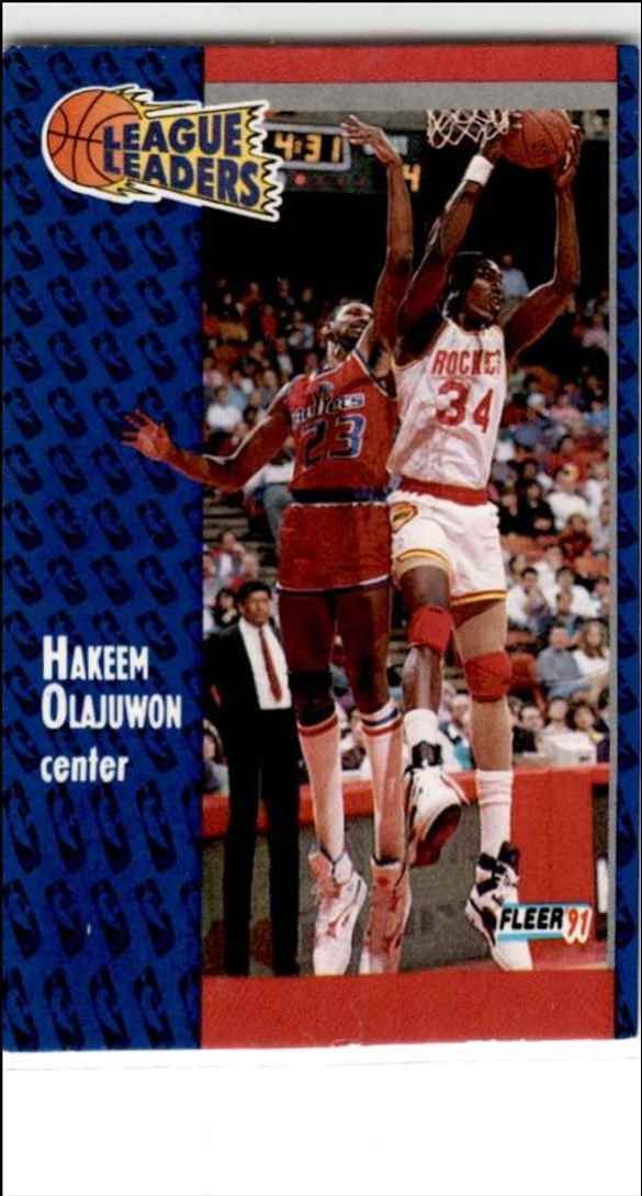 1991-92 Fleer Hakeem Olajuwon Houston Rockets #223