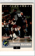 1992-93 Classic Draft Picks Dikembe Mutombo Georgetown Hoyas #98