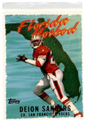 1996 Topps Deion Sanders San Francisco 49ers #FH1